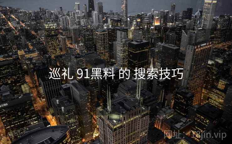 巡礼 91黑料 的 搜索技巧