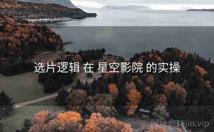 选片逻辑 在 星空影院 的实操 选片逻辑 在 星空影院 的实操