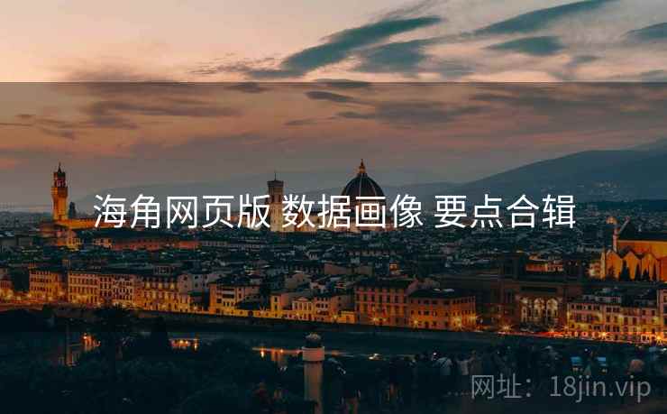 海角网页版 数据画像 要点合辑